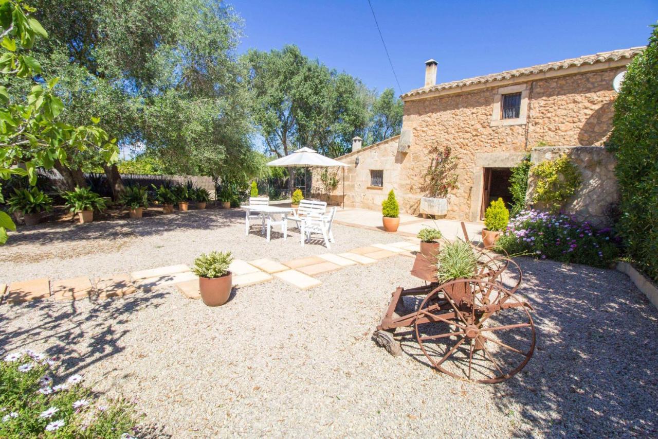 Preciosa Finca rustica con A/C y piscina exclusiva Algaida  Esterno foto