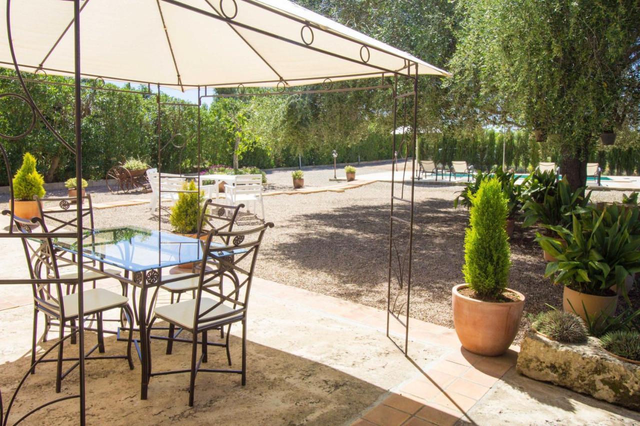 Preciosa Finca rustica con A/C y piscina exclusiva Algaida  Esterno foto
