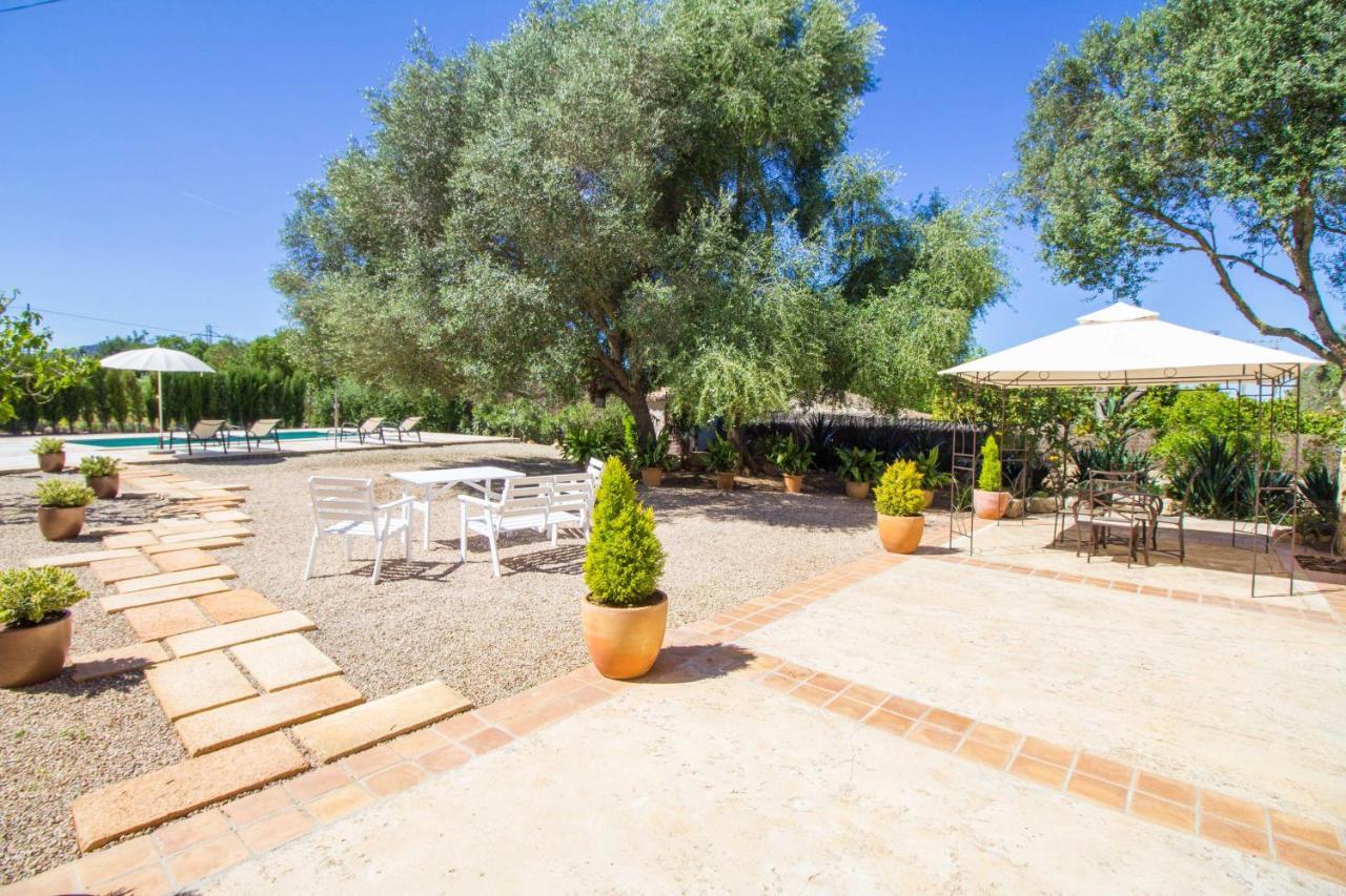 Preciosa Finca rustica con A/C y piscina exclusiva Algaida  Esterno foto