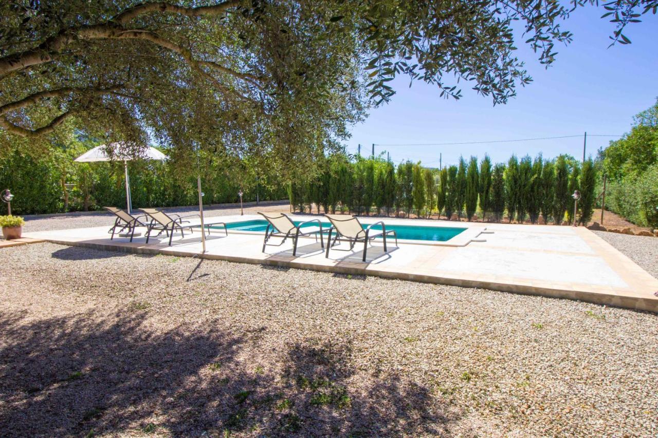 Preciosa Finca rustica con A/C y piscina exclusiva Algaida  Esterno foto