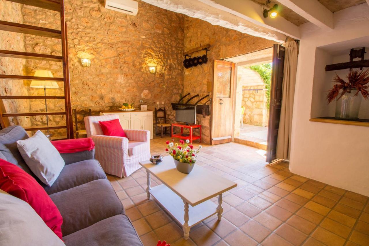 Preciosa Finca rustica con A/C y piscina exclusiva Algaida  Esterno foto