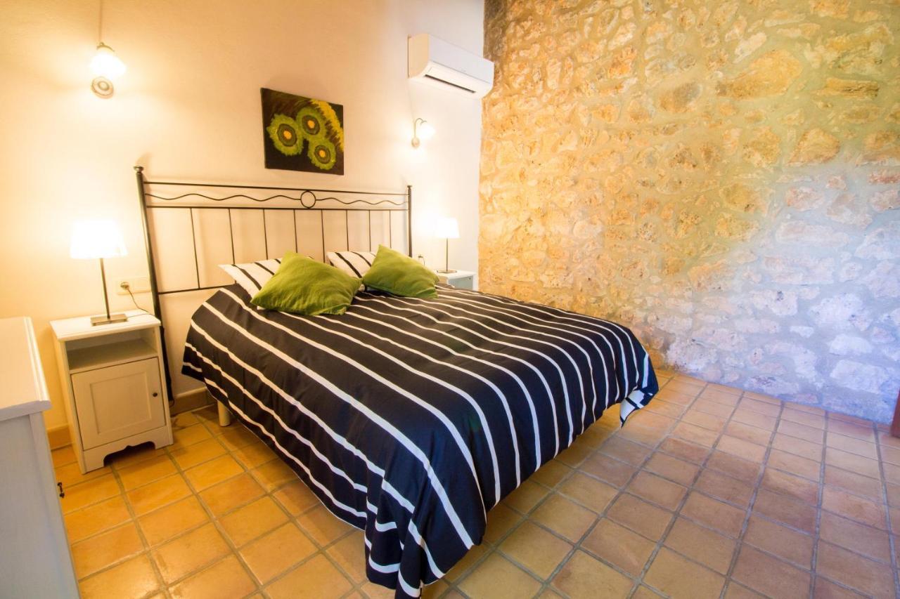 Preciosa Finca rustica con A/C y piscina exclusiva Algaida  Esterno foto