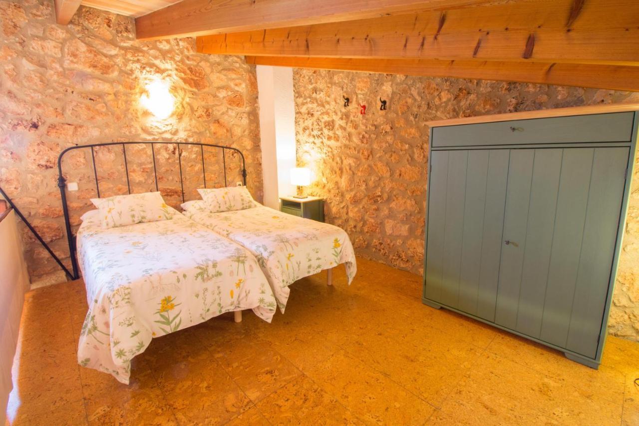 Preciosa Finca rustica con A/C y piscina exclusiva Algaida  Esterno foto